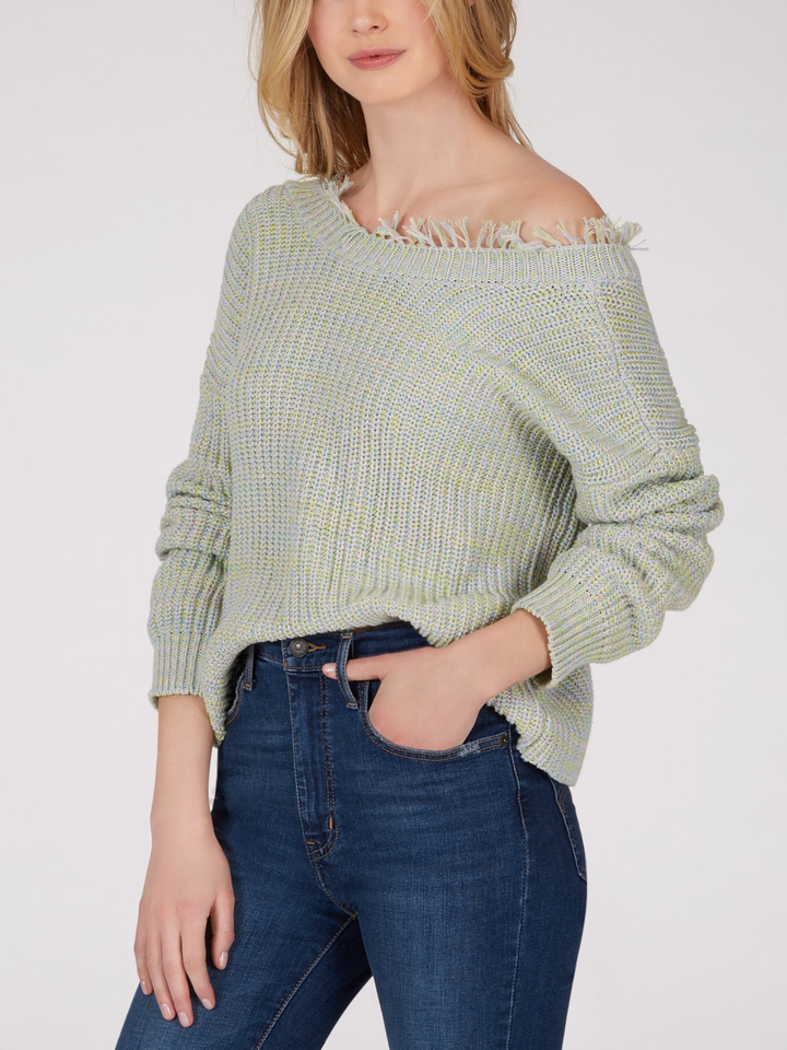 Piecrust Fringe Pullover - Kingfisher Road - Online Boutique