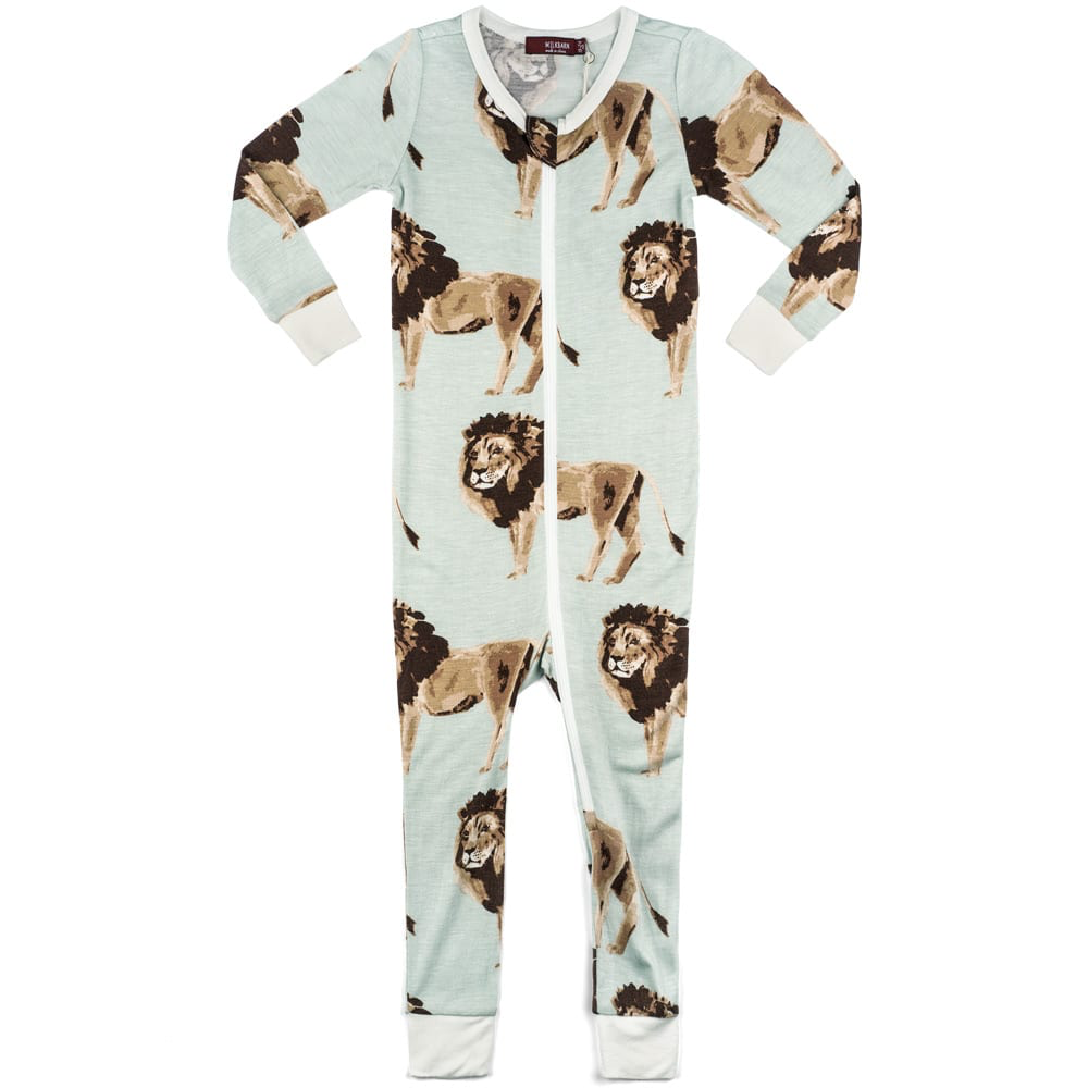 Lion Zipper Pajamas
