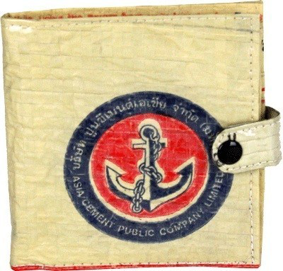 Recycled Cement Square Wallet - Anchor - Kingfisher Road - Online Boutique