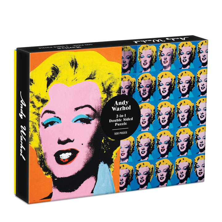 Andy Warhol Double-Sided Marilyn 500PC Puzzle - Kingfisher Road - Online Boutique