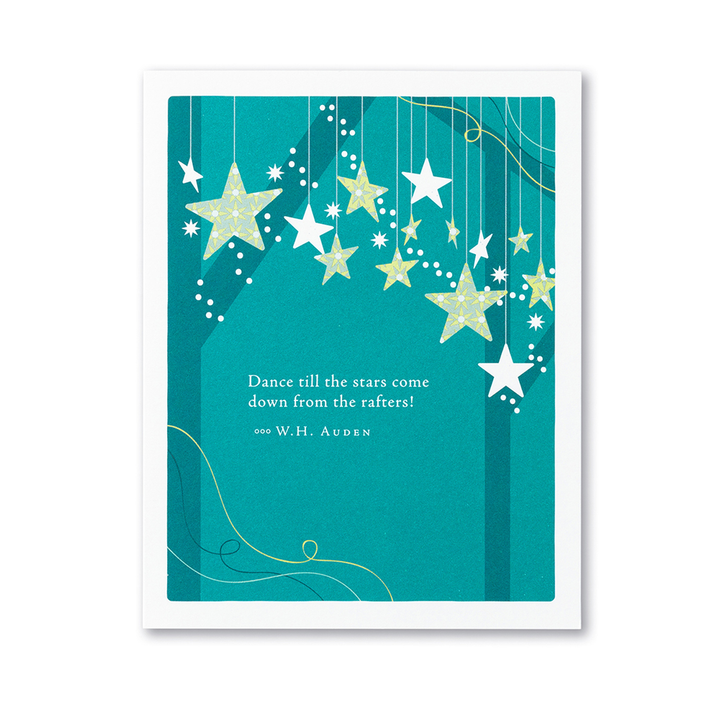 "Dance Till The Stars..." Birthday Card - Kingfisher Road - Online Boutique