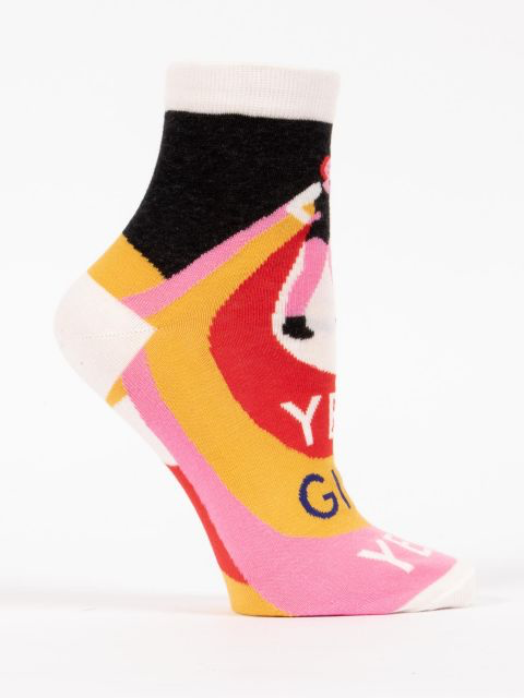 Yes, Girl, Yes Women's Ankle Socks - Kingfisher Road - Online Boutique