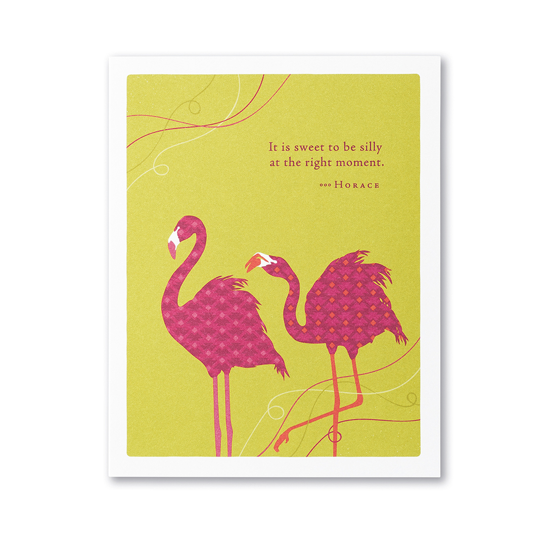 "It is sweet to be silly..." Birthday Card - Kingfisher Road - Online Boutique
