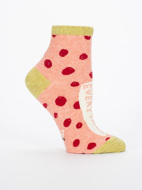 Pizza Fixes Everything Women's Ankle Socks - Kingfisher Road - Online Boutique