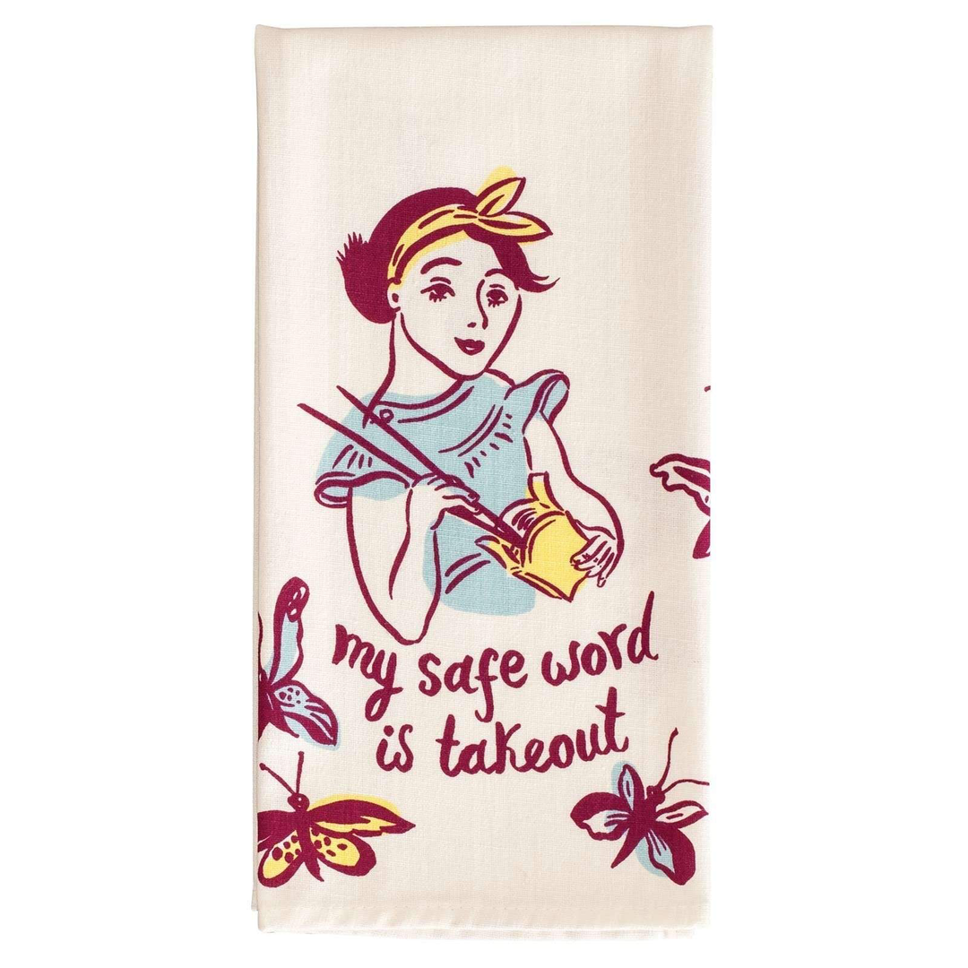 Safe Word Is Takeout Dish Towels - Kingfisher Road - Online Boutique