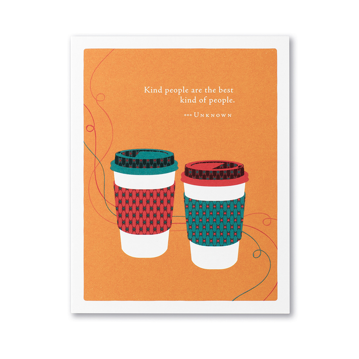 "Kind people are the best kind of people." Thank You Card - Kingfisher Road - Online Boutique