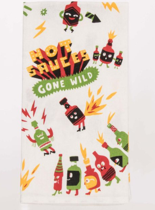 Hot Sauces Gone Wild Towel - Kingfisher Road - Online Boutique