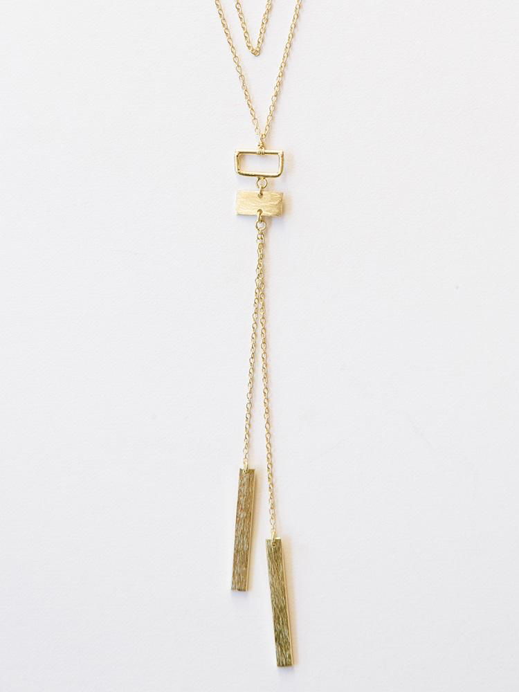 Bolo Necklace Gold - Kingfisher Road - Online Boutique