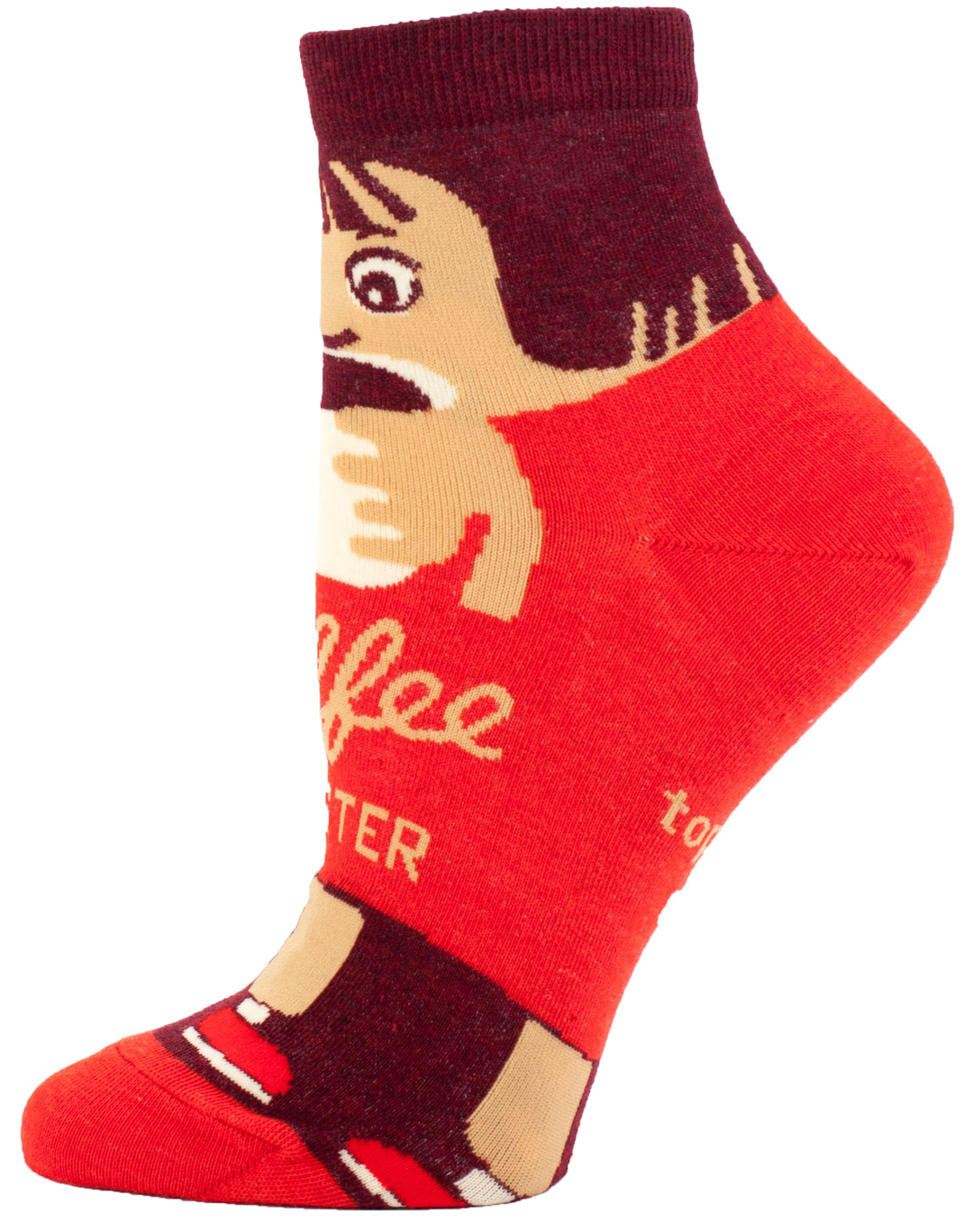 Coffee Monster Women's Ankle Socks - Kingfisher Road - Online Boutique
