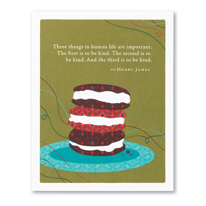 Three Things - Thank You Card - Kingfisher Road - Online Boutique