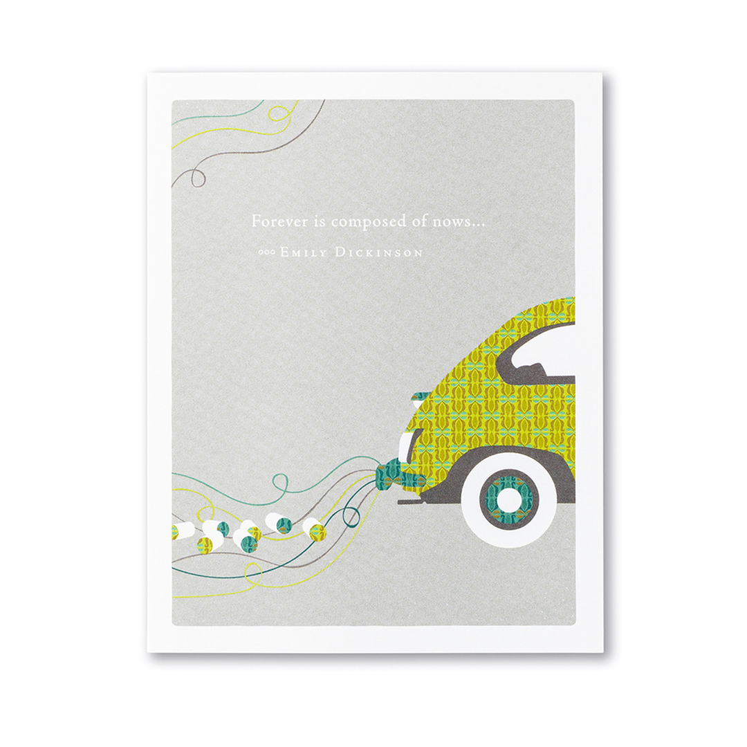 "Forever Is Composed Of Nows..." Wedding Card - Kingfisher Road - Online Boutique