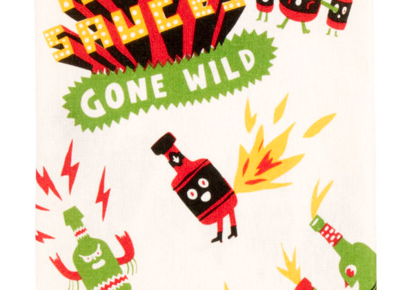 Hot Sauces Gone Wild Towel - Kingfisher Road - Online Boutique