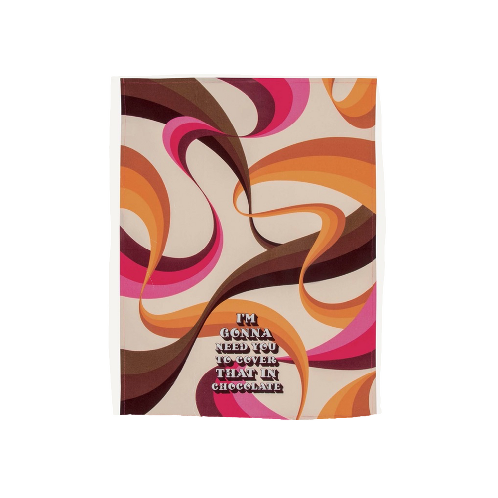 Cover In Chocolate Dish Towel - Kingfisher Road - Online Boutique