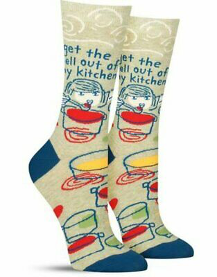 Get The Hell Out Women's Crew Socks - Kingfisher Road - Online Boutique