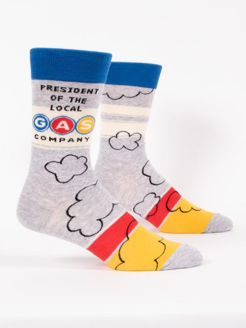 President Gas Co. Men's Crew Socks - Kingfisher Road - Online Boutique