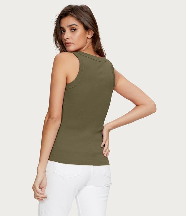 Paloma Tank - Olive - Kingfisher Road - Online Boutique