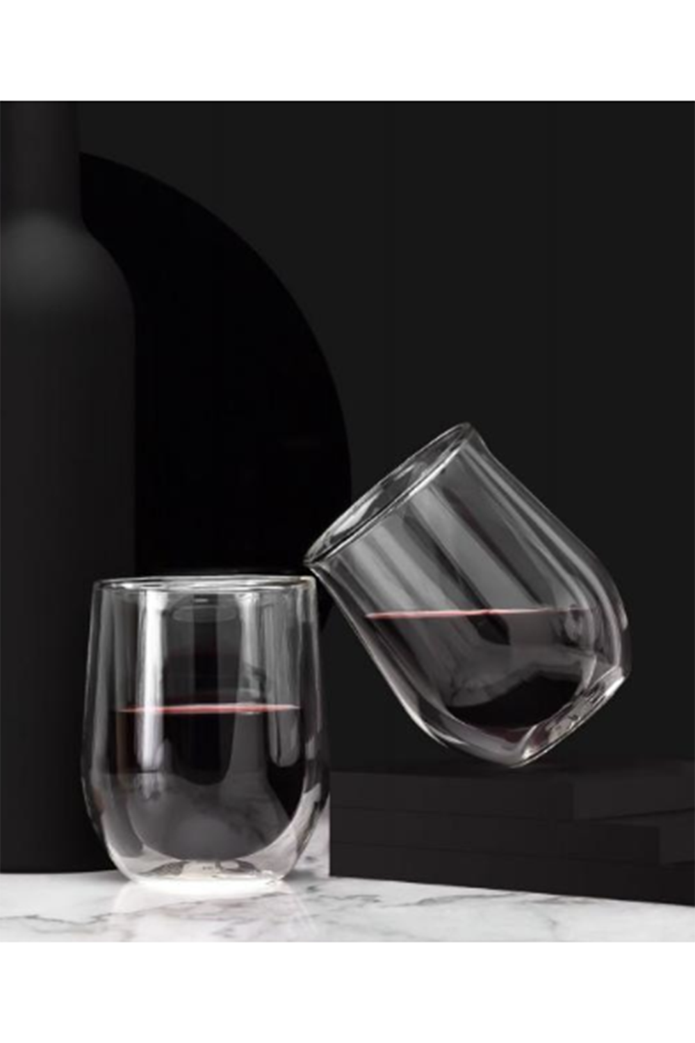 Clear Stemless Glass Set - Kingfisher Road - Online Boutique