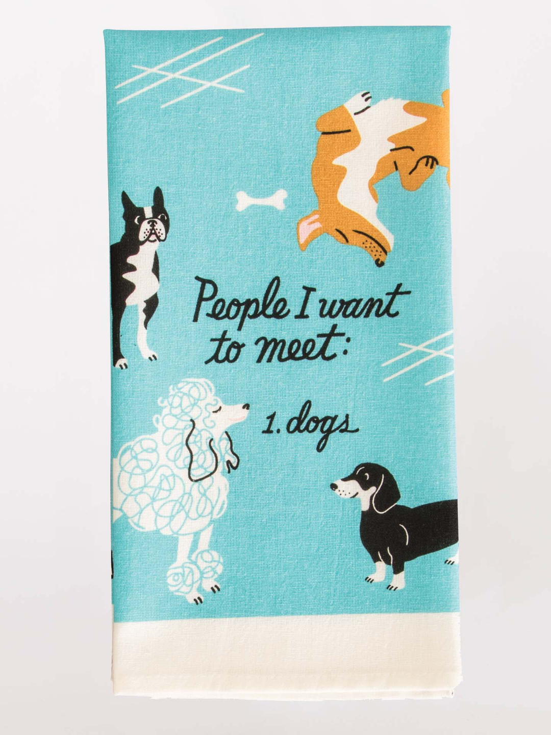 People To Meet: Dogs Dish Towel - Kingfisher Road - Online Boutique