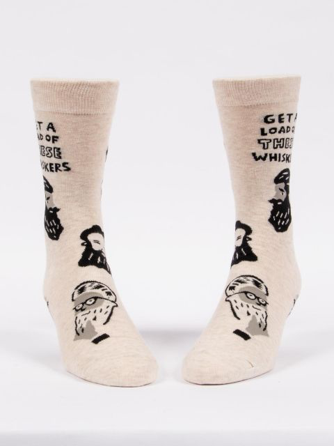 Whiskers Men's Crew Socks - Kingfisher Road - Online Boutique