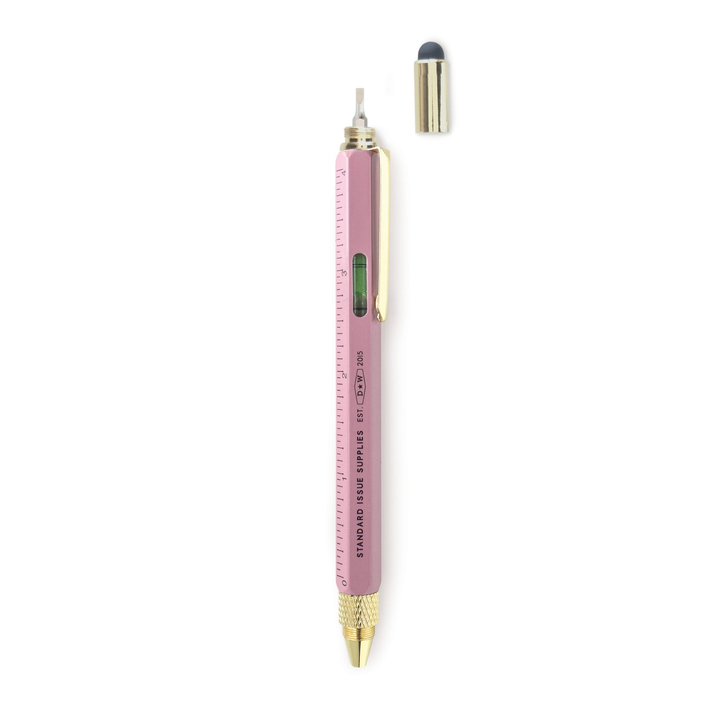 Dusty Pink Standard Issue Multi-Tool Pen - Kingfisher Road - Online Boutique