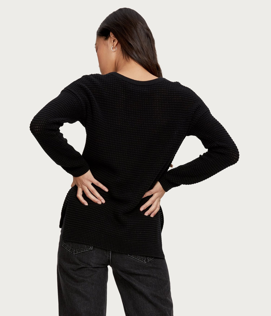 Paige Pullover Sweater - Black - Kingfisher Road - Online Boutique
