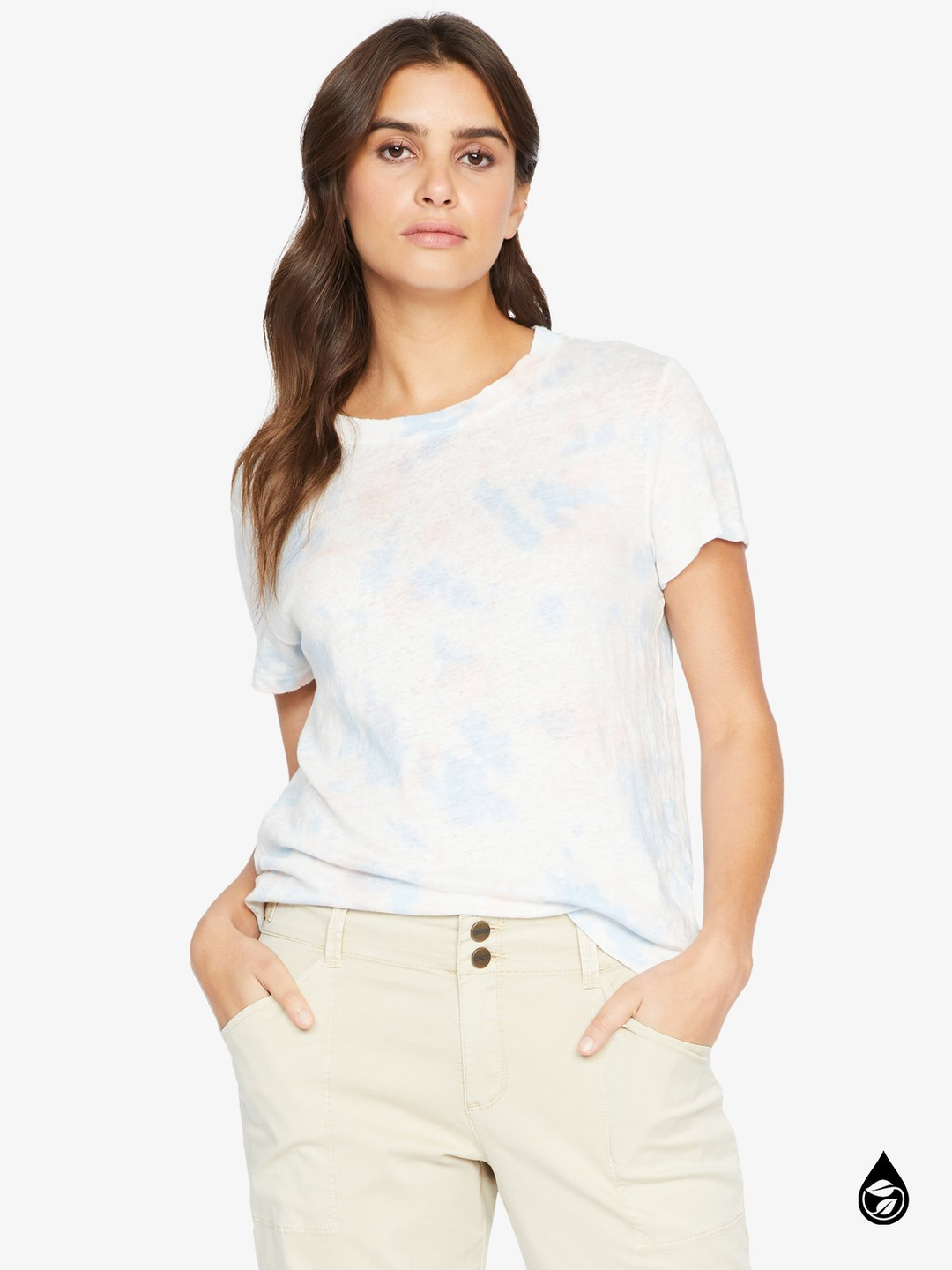 The Perfect Wash Tee Blue Cloud - Kingfisher Road - Online Boutique