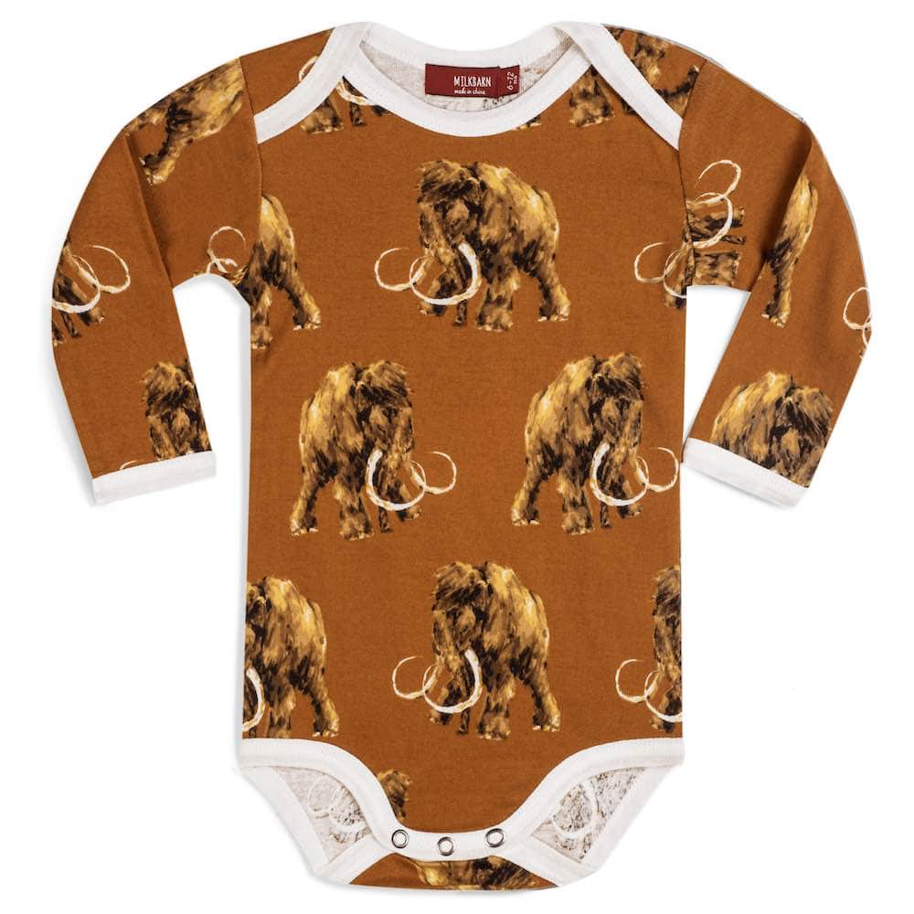 Woolly Mammoth Long Sleeve Onesie - Kingfisher Road - Online Boutique