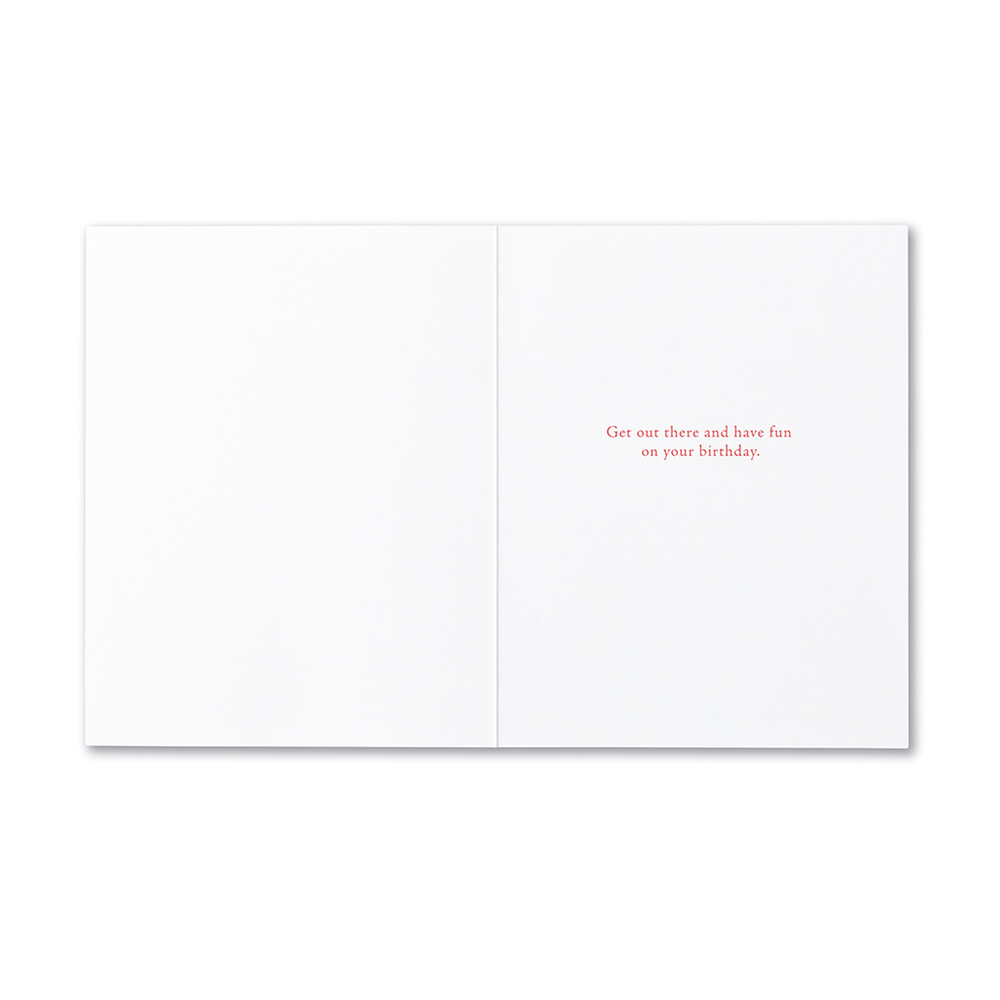 "All good things are wild and free." Birthday Card - Kingfisher Road - Online Boutique