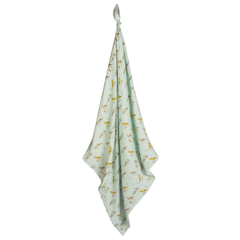 Blue Bird Swaddle - Kingfisher Road - Online Boutique