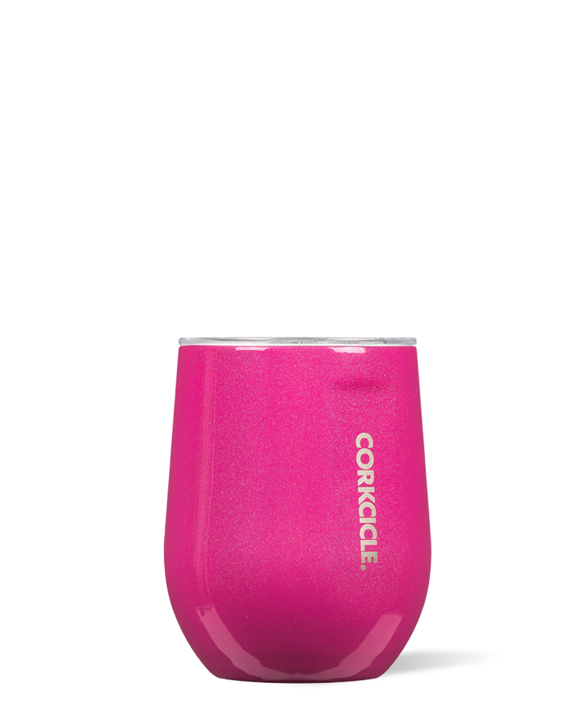 Pink Dazzle Stemless Wine Cup 12oz - Kingfisher Road - Online Boutique