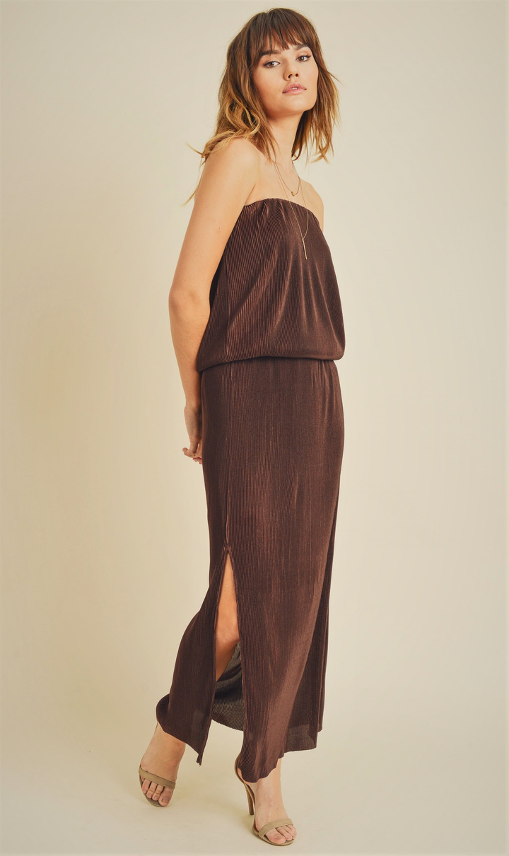 Willow Dress - Dark Brown - Kingfisher Road - Online Boutique