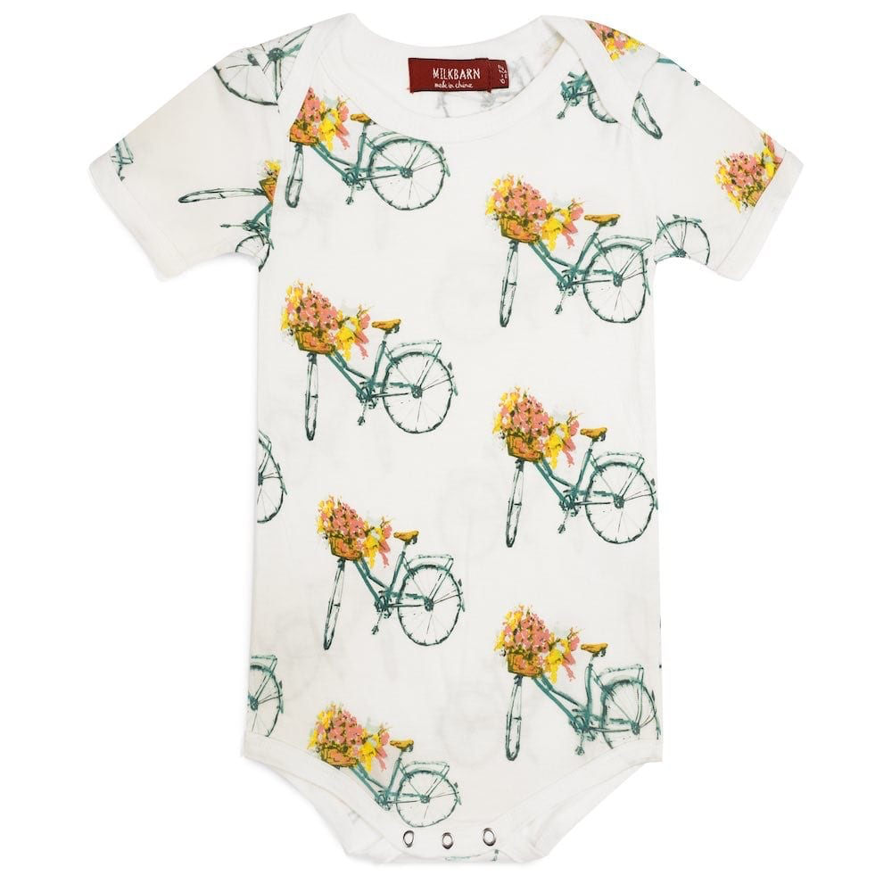 Floral Bicycle Onesie - Kingfisher Road - Online Boutique