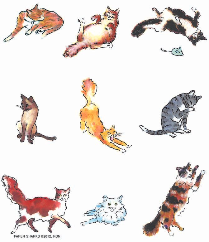 Cats 2 Dish Towel - Kingfisher Road - Online Boutique