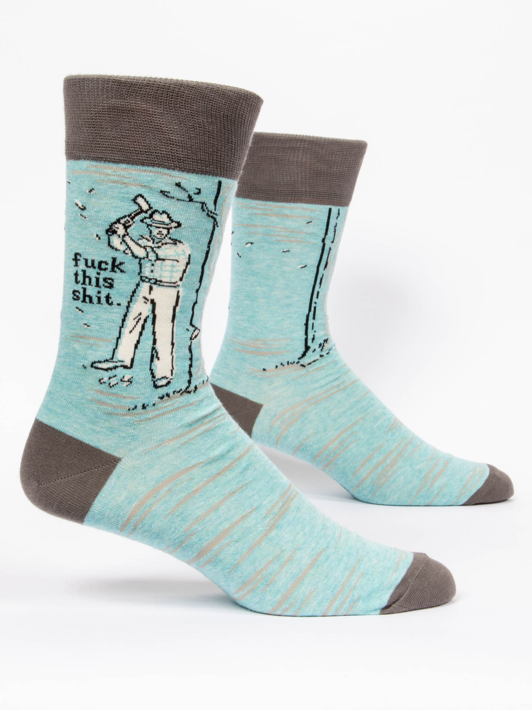 Fuck This Shit Men's Crew Socks - Kingfisher Road - Online Boutique
