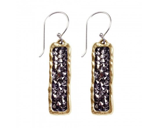 Kristal Verve Dark Earrings - Kingfisher Road - Online Boutique