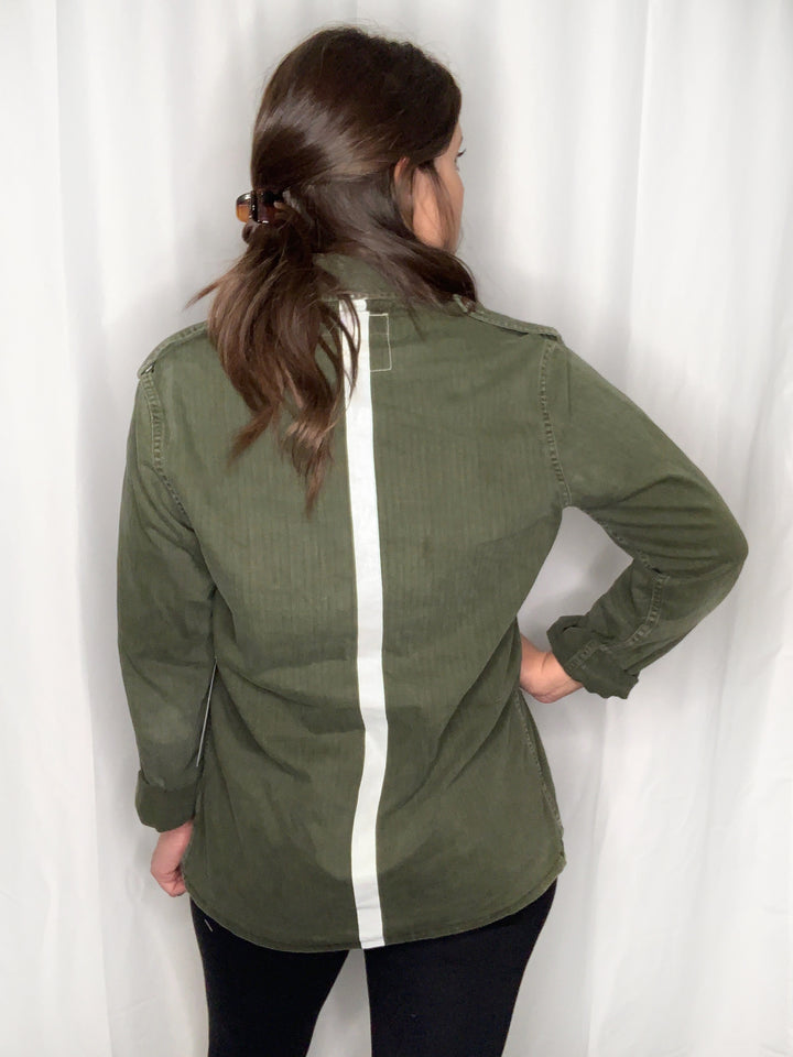 Lennon Military Jacket - Kingfisher Road - Online Boutique