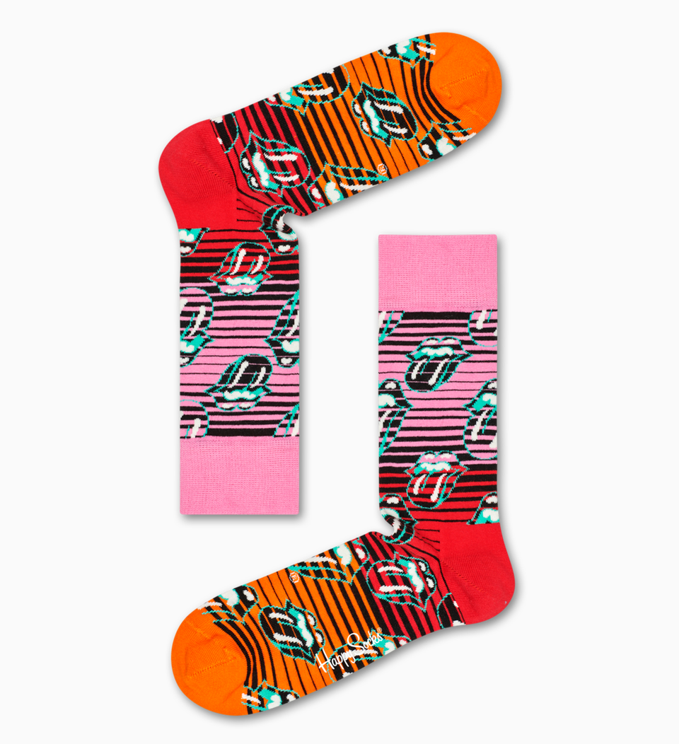 Rolling Stones: Ruby Tuesday Sock - Kingfisher Road - Online Boutique