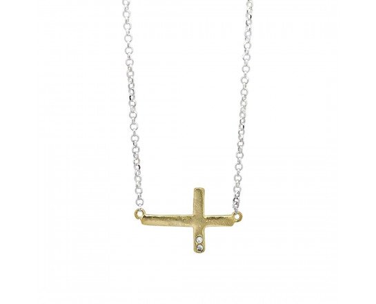 Otherworld Cross Necklace - Kingfisher Road - Online Boutique