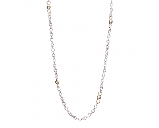 Thin Rolo Brass Chain 18" - Kingfisher Road - Online Boutique